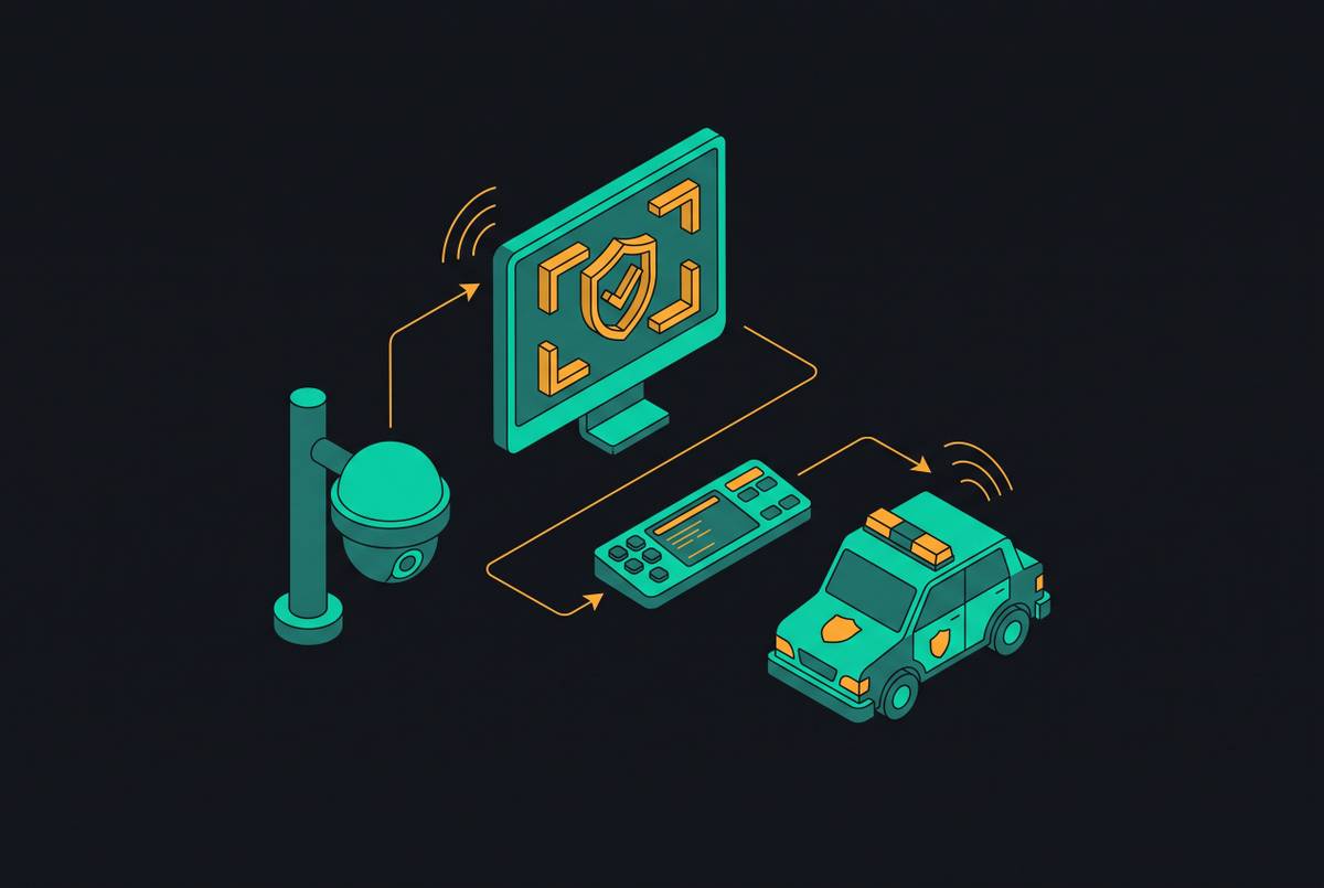 Cover illustration for “Police Dispatch Priority for Video-Verified Security Alarms”
