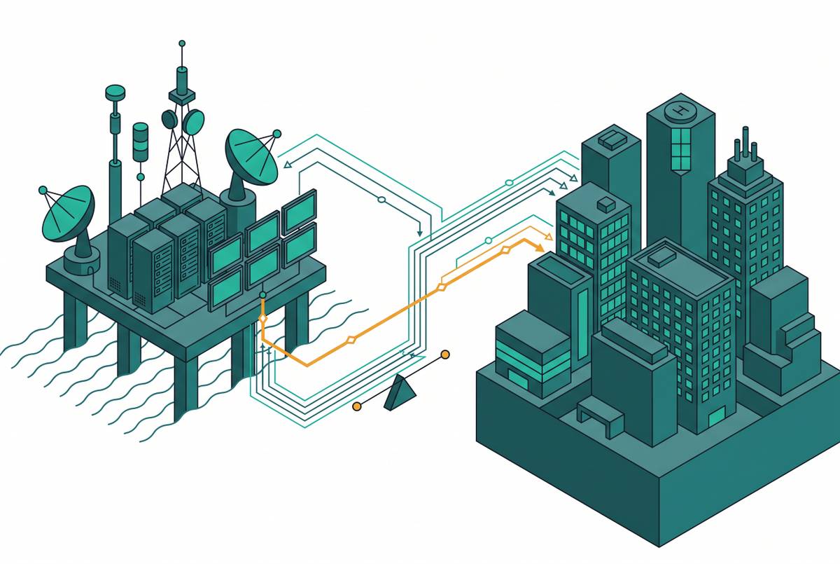 Cover illustration for “Offshore Monitoring Center Tradeoffs for Commercial Properties”