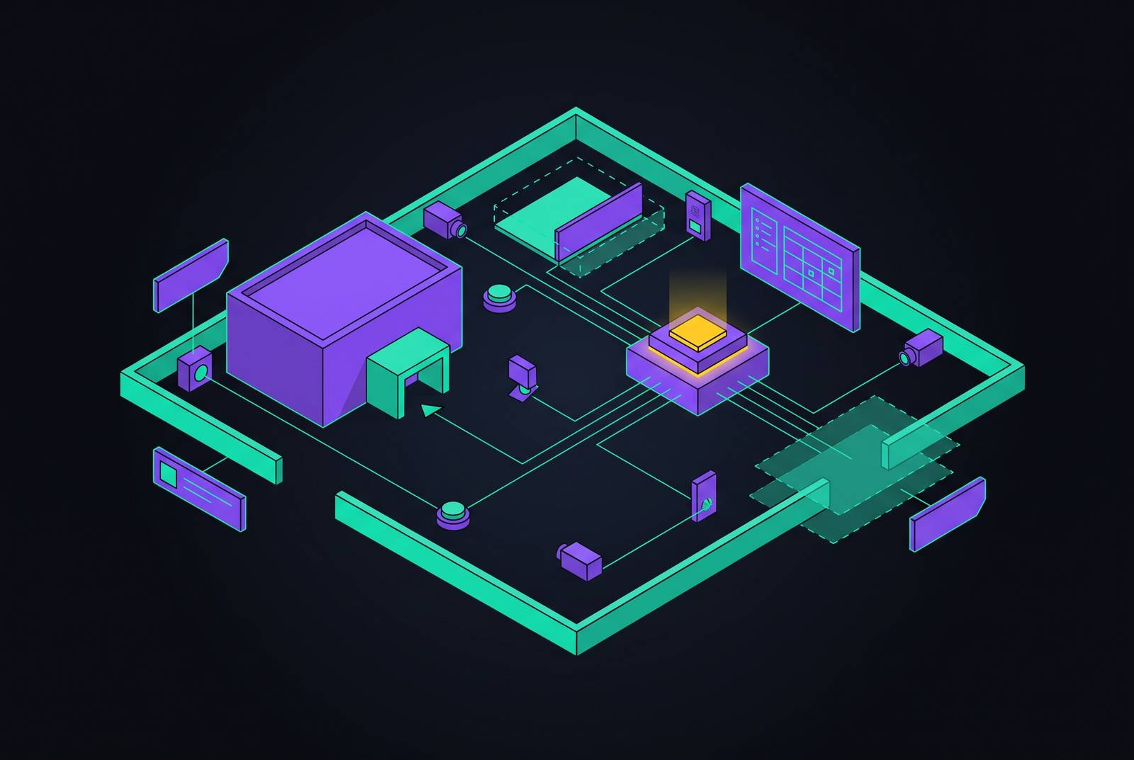 Cover illustration for “Site Context Configuration for AI Alarm Triage Agents”