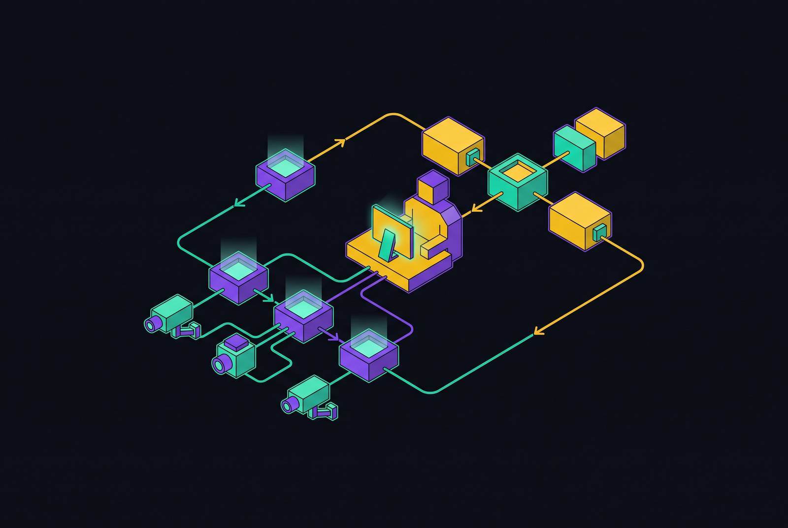 Cover illustration for “AI Agent Roles in a Human-in-the-Loop Monitoring Workflow”