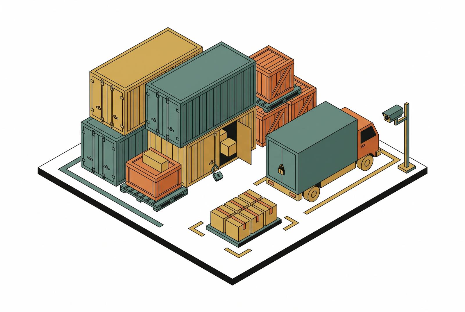 Cover illustration for “Cargo Theft Risks During Peak Shipping Seasons”