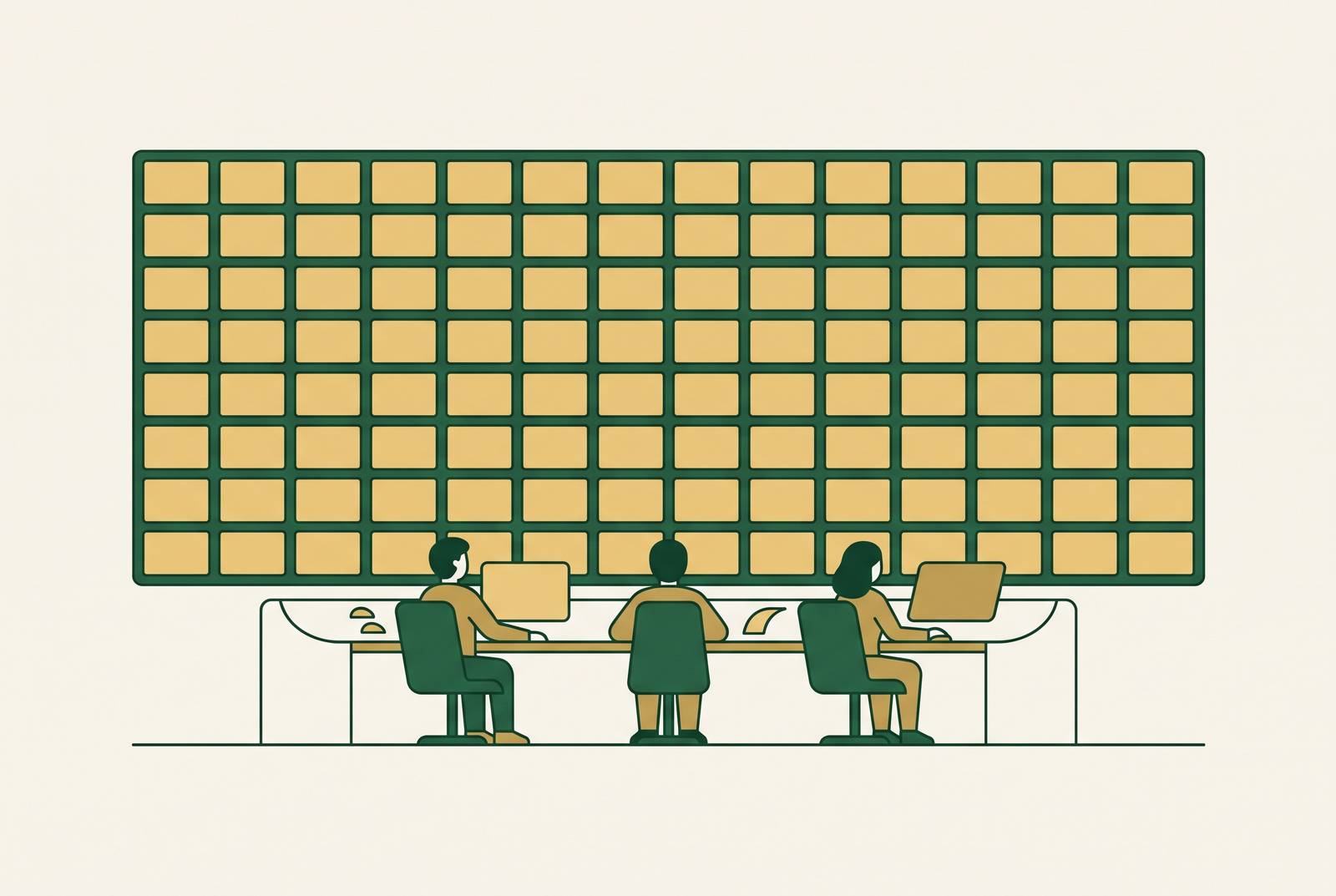 Cover illustration for “Monitoring Center Staffing Ratios to Camera Count”