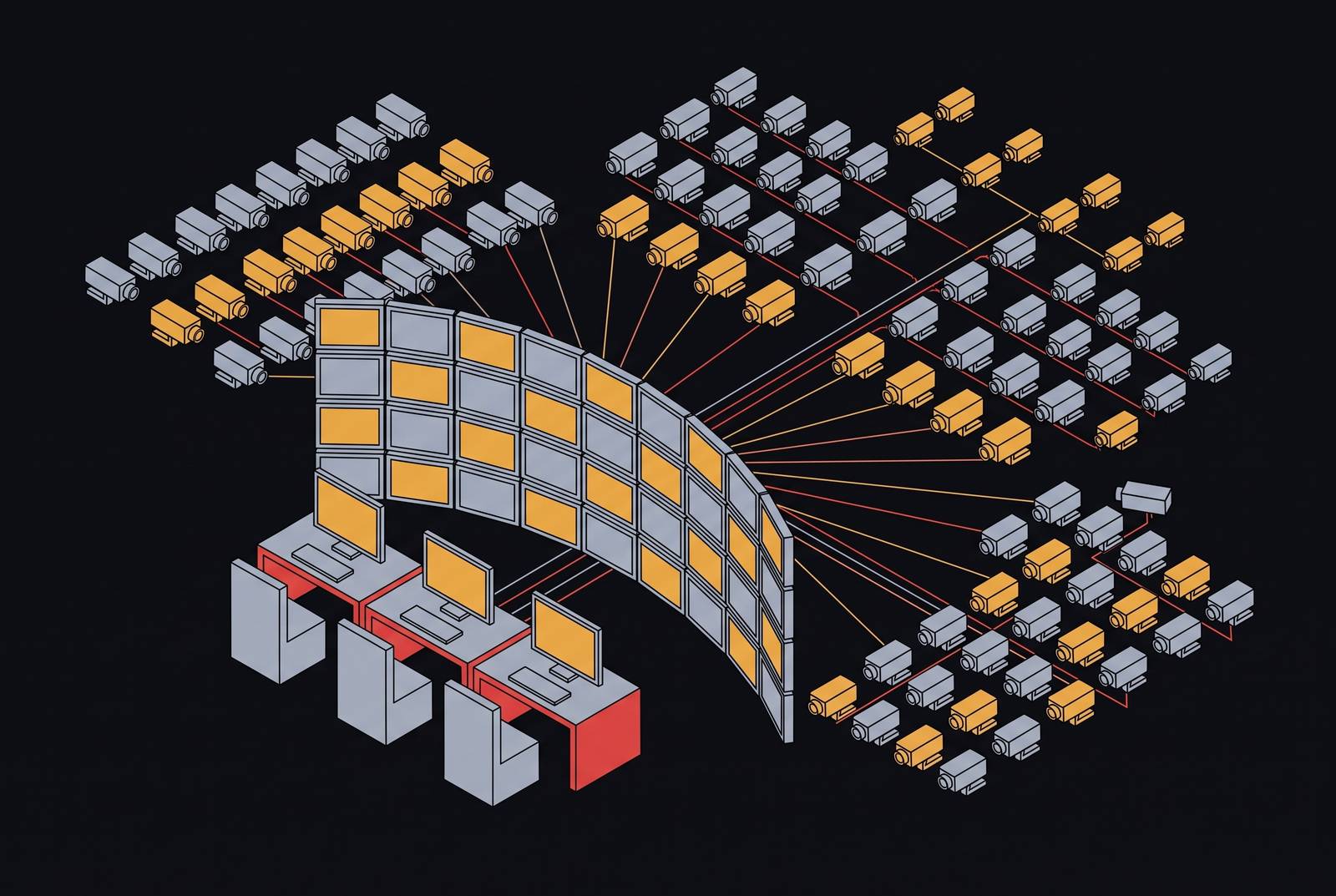 Cover illustration for “Monitoring Center Operator-to-Camera Ratio Benchmarks”