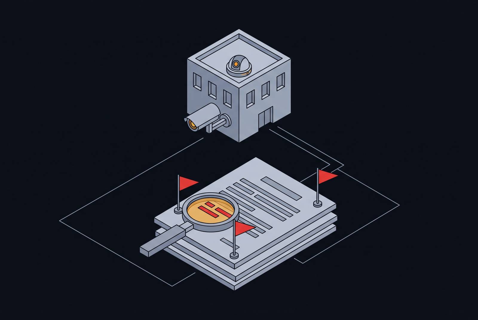 Cover illustration for “Video Monitoring Contract Red Flags for Commercial Properties”