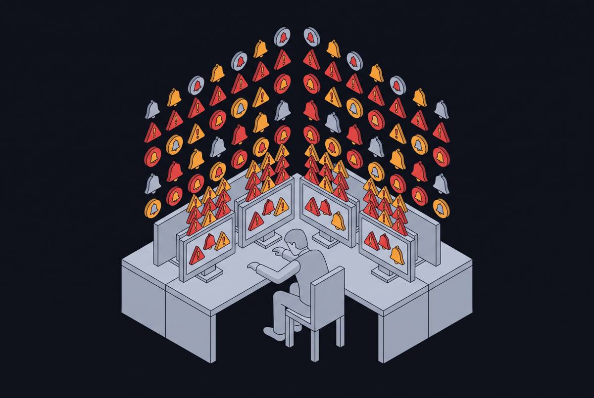 Cover illustration for “Alarm Fatigue in Security Operations Centers”