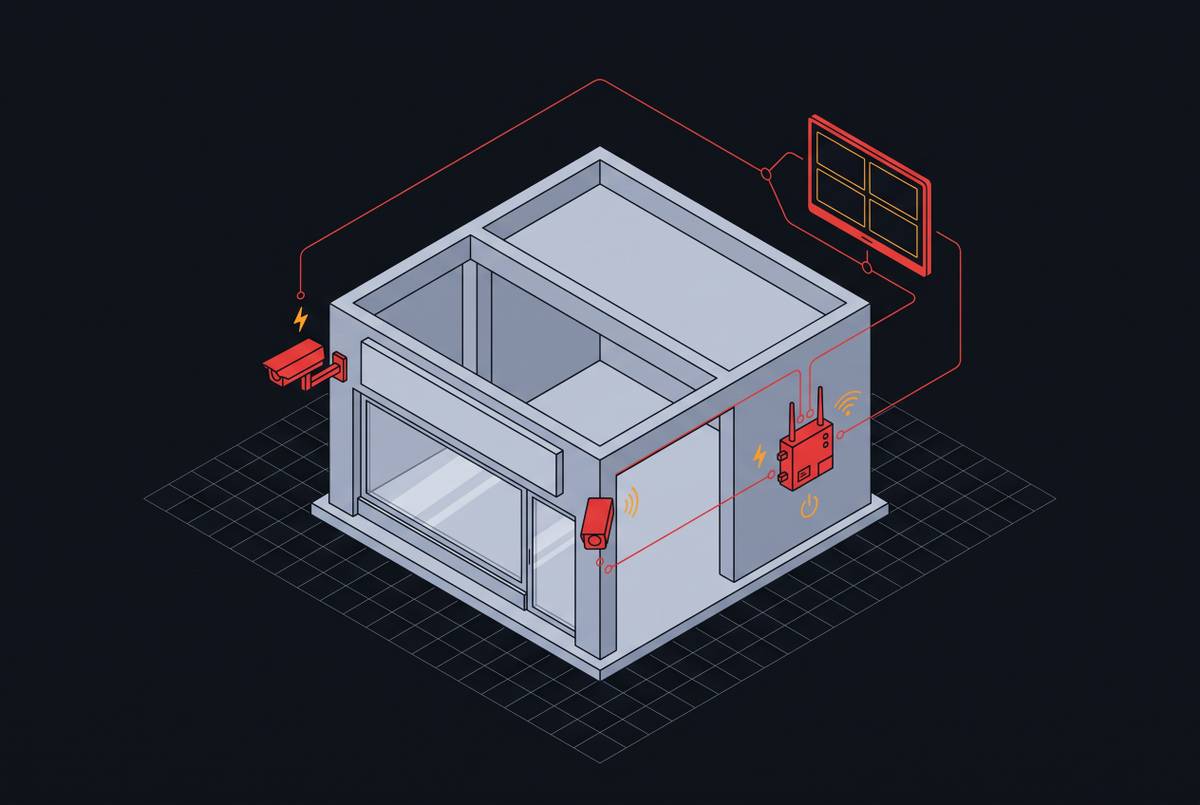 Cover illustration for “Vacant Commercial Property Monitoring During Lease-Up Periods”