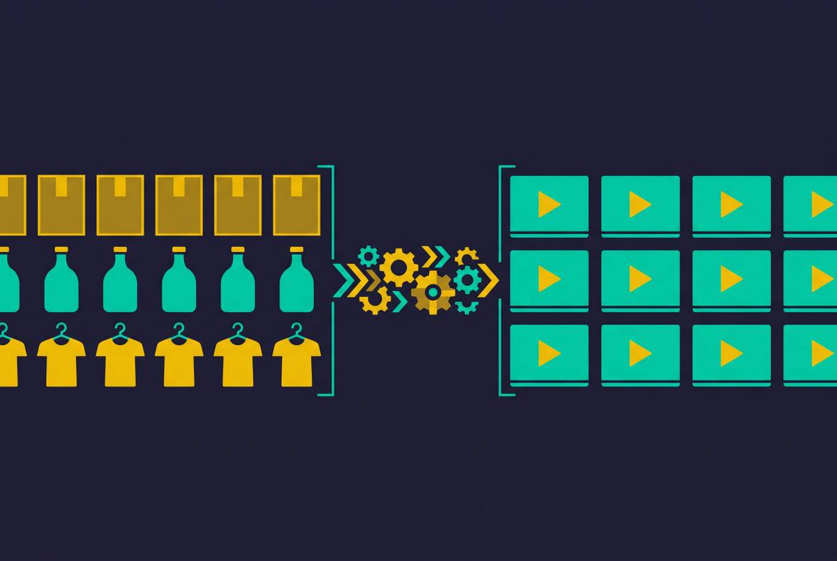 Cover illustration for “Batch AI Video Generation for E-Commerce Product Catalogs”