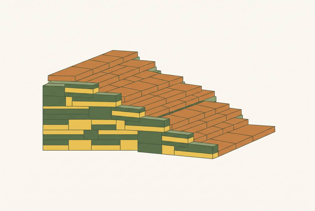 Cover illustration for “Installing Pavers on Sloped Ground When Full Dig-Out Isn't Practical”