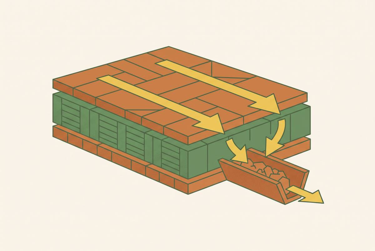 Cover illustration for “Drainage Grading Standards and Liability in Hardscape Installation”