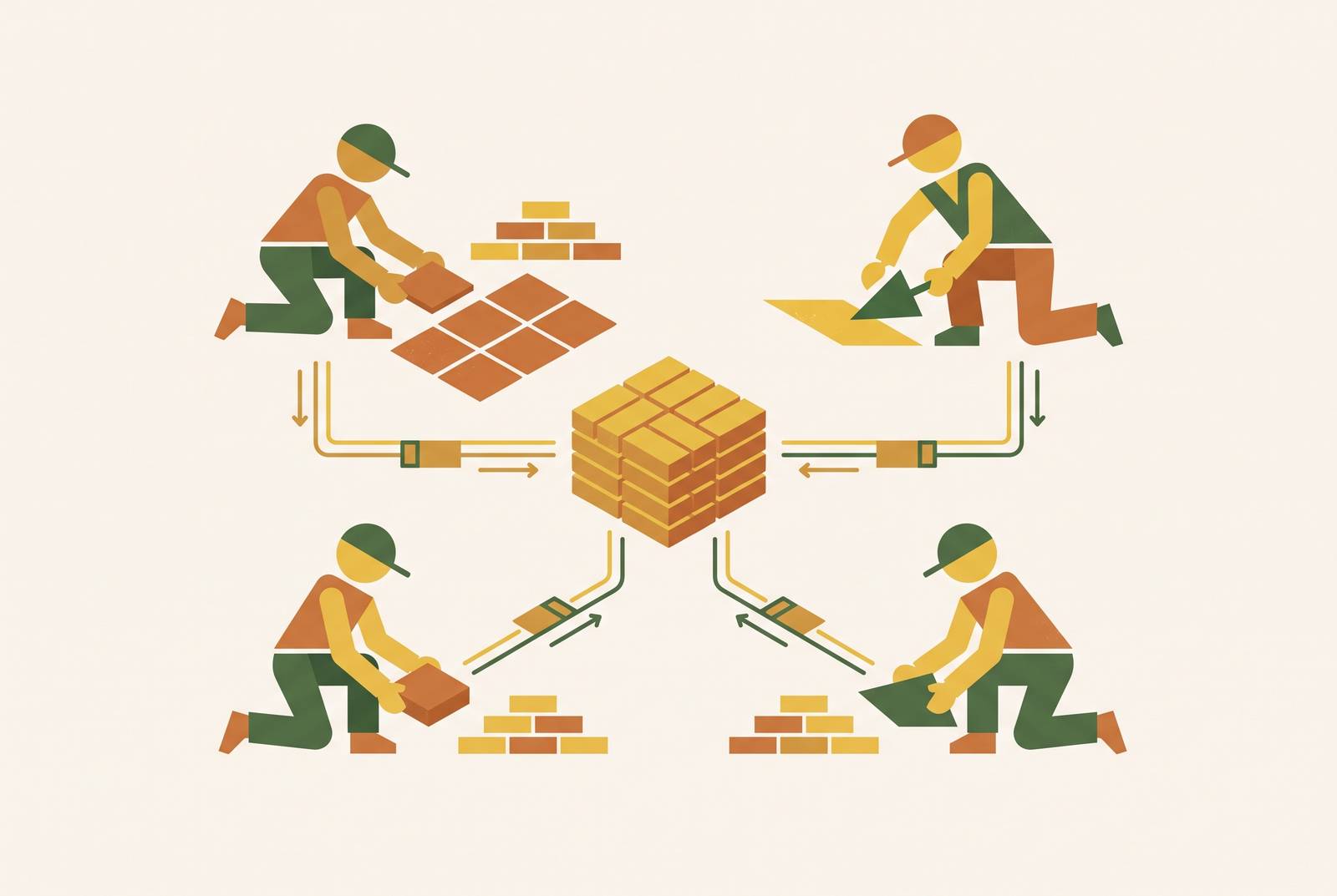 Cover illustration for “Overhead Cost Allocation Across a Hardscape Crew”