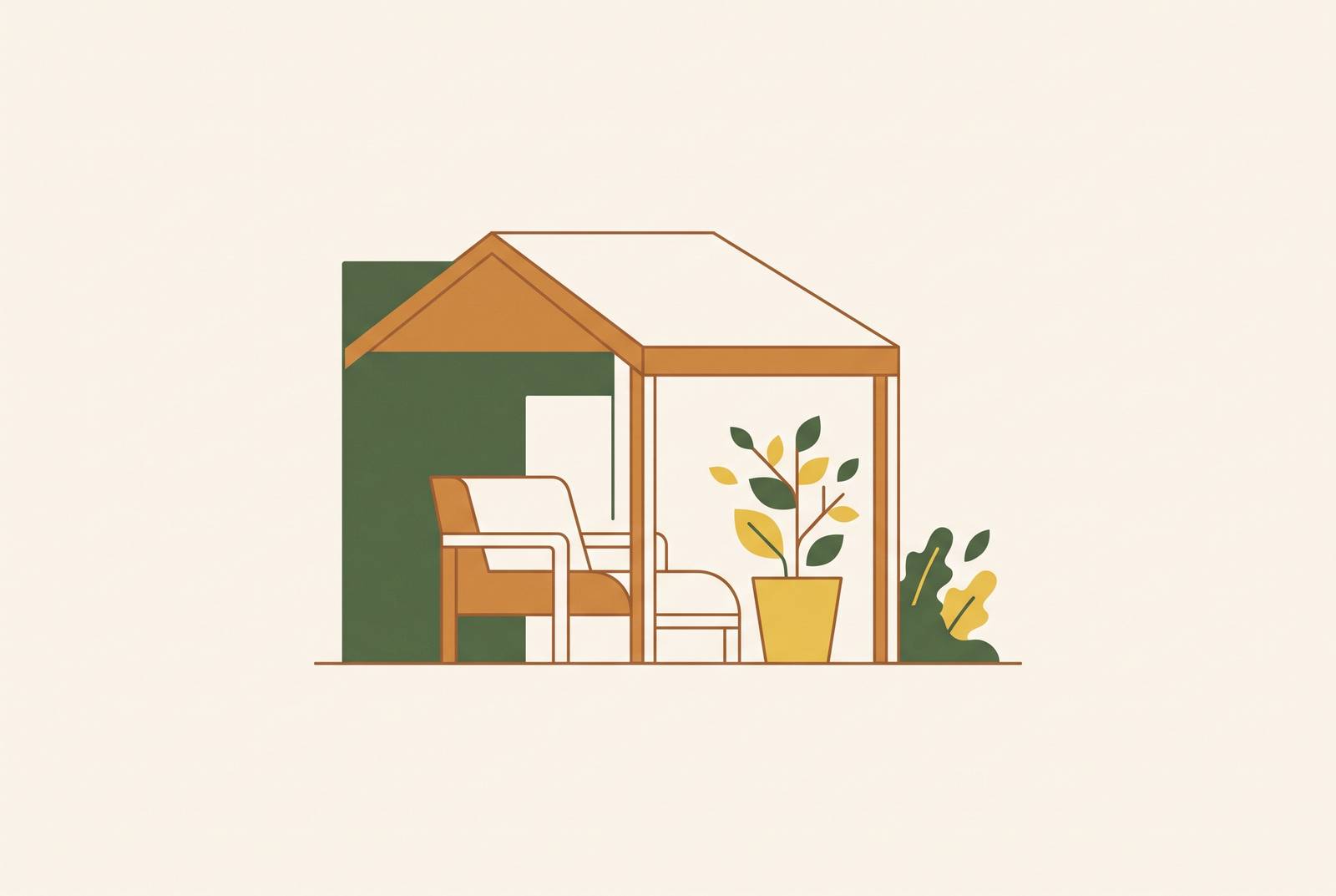 Cover illustration for “Covered Patio Ideas for Outdoor Living Spaces”