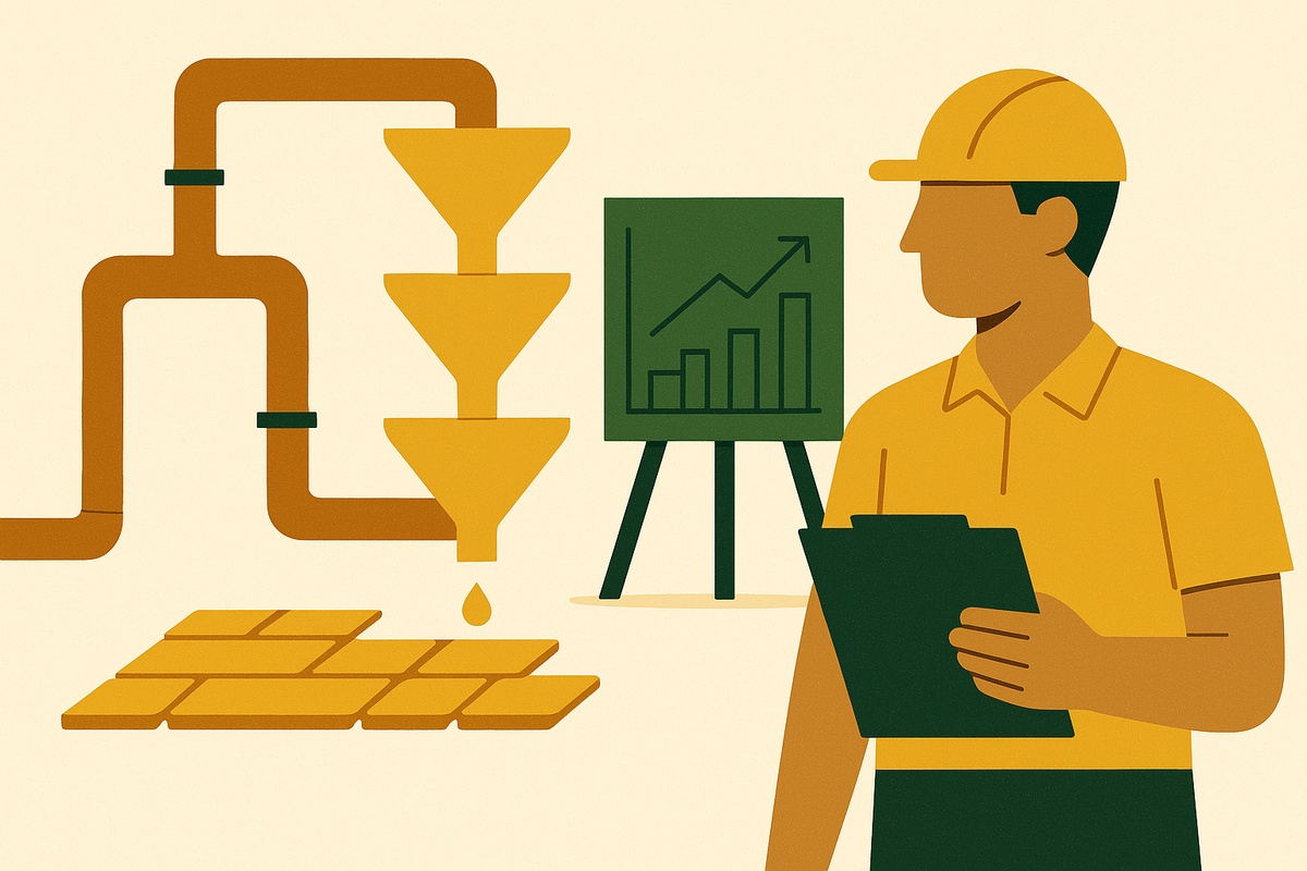 Cover illustration for “Sales Pipeline Visibility for Hardscaping Companies”