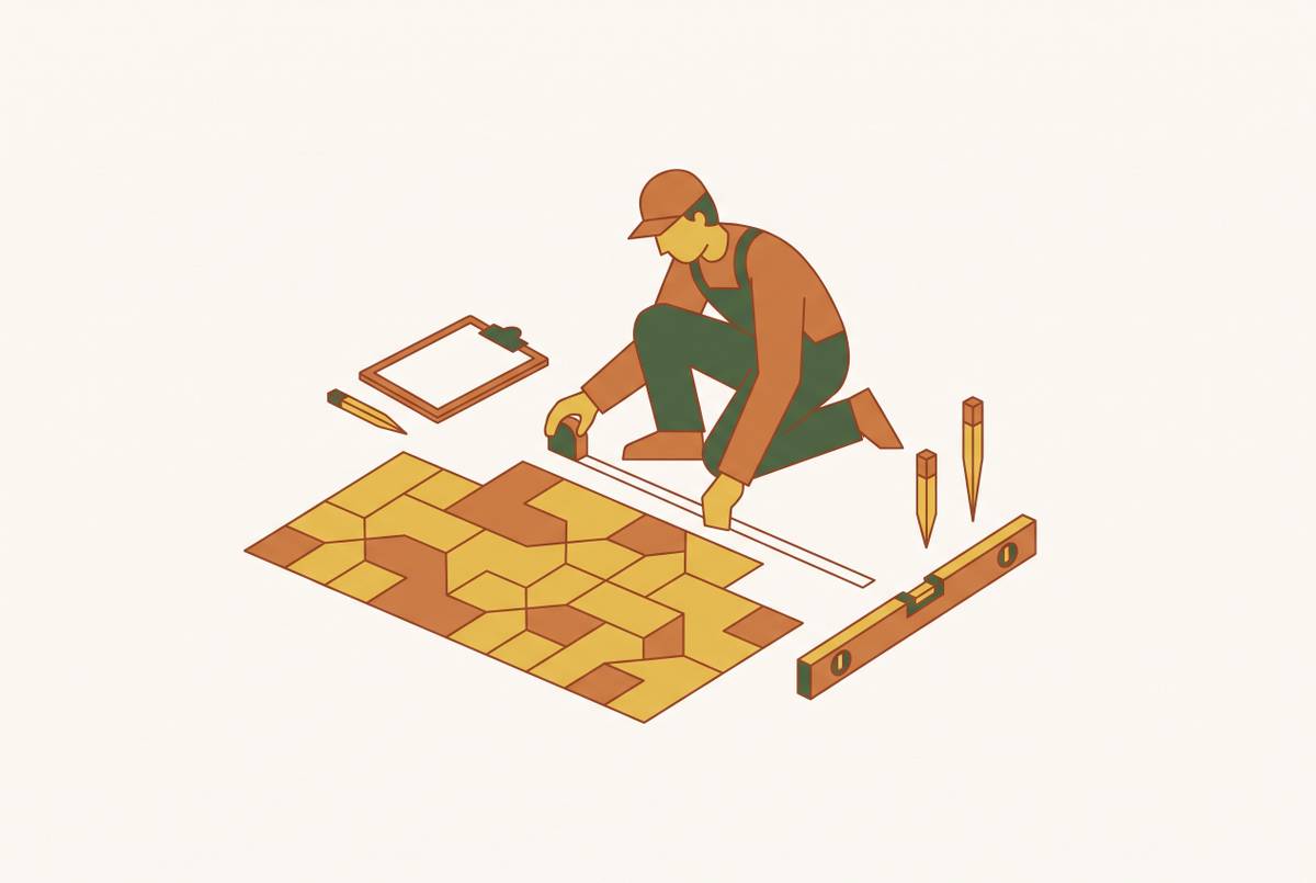 Cover illustration for “Measuring and Scoping a Hardscape Project on the First Onsite Visit”