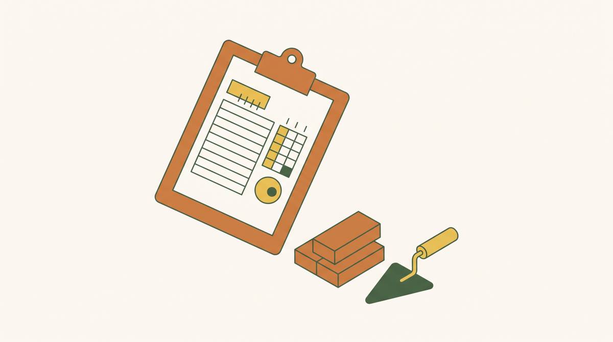 Cover illustration for “Free Construction Estimate Template in Word Format”