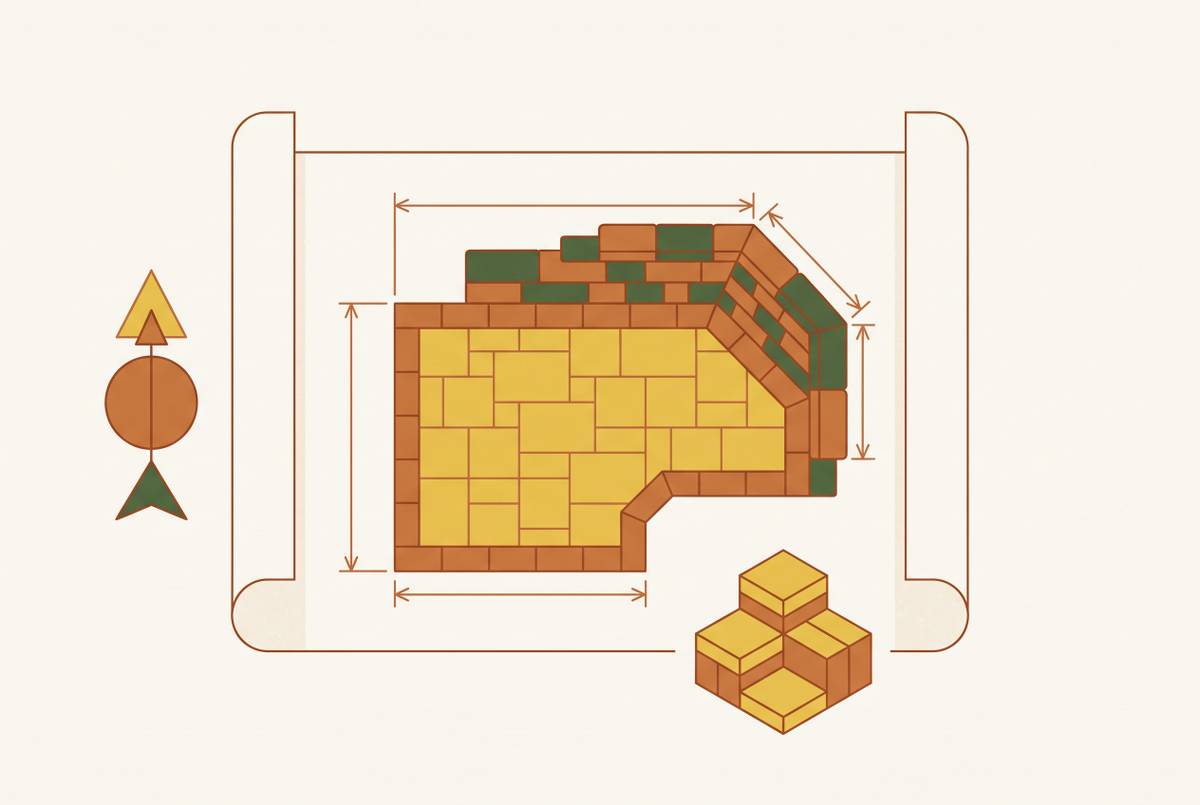 Cover illustration for “Construction Drawing Requirements for Permitted Hardscape Projects”