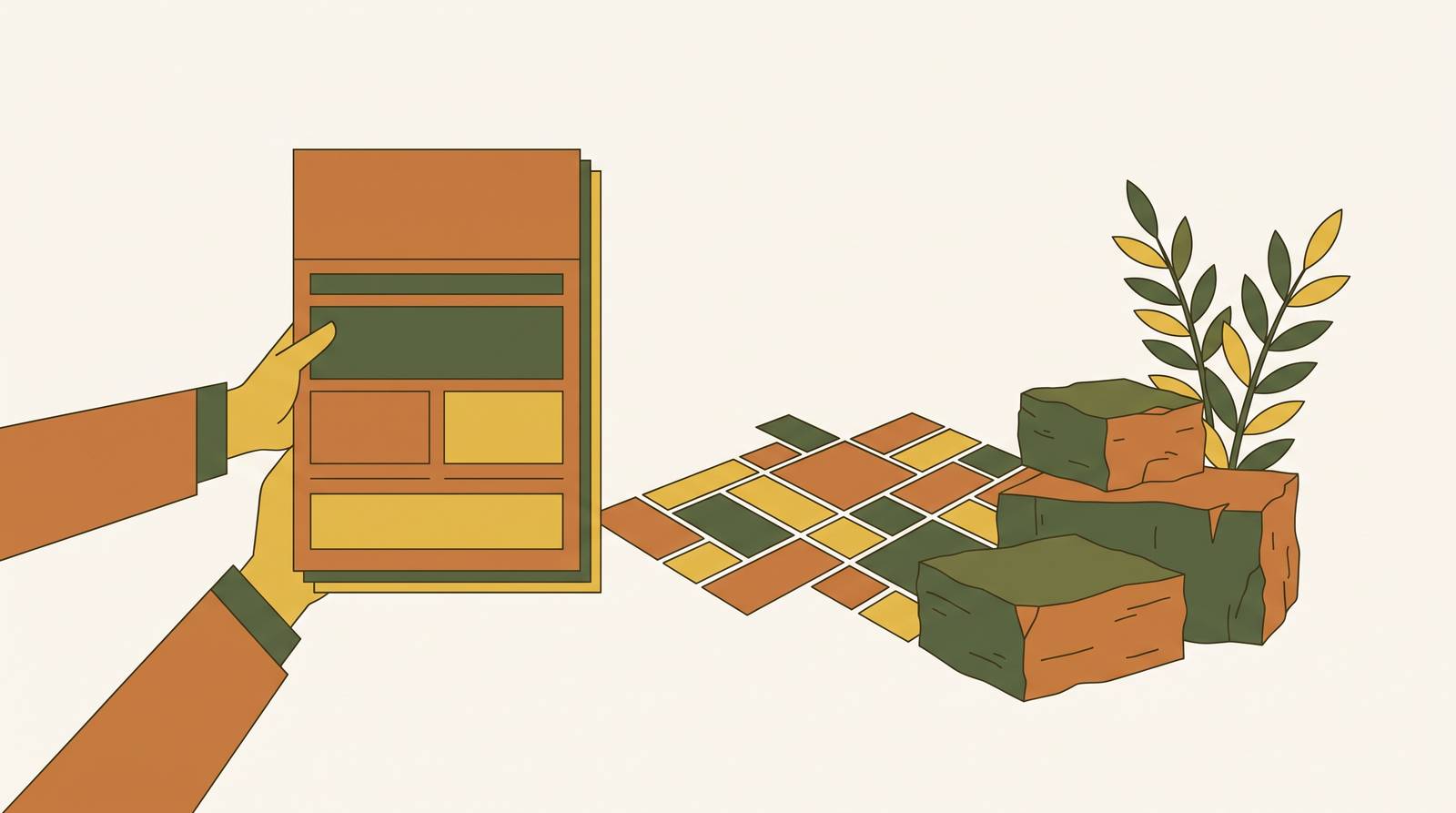 Cover illustration for “Sending Professional Proposals That Win Hardscaping Jobs”