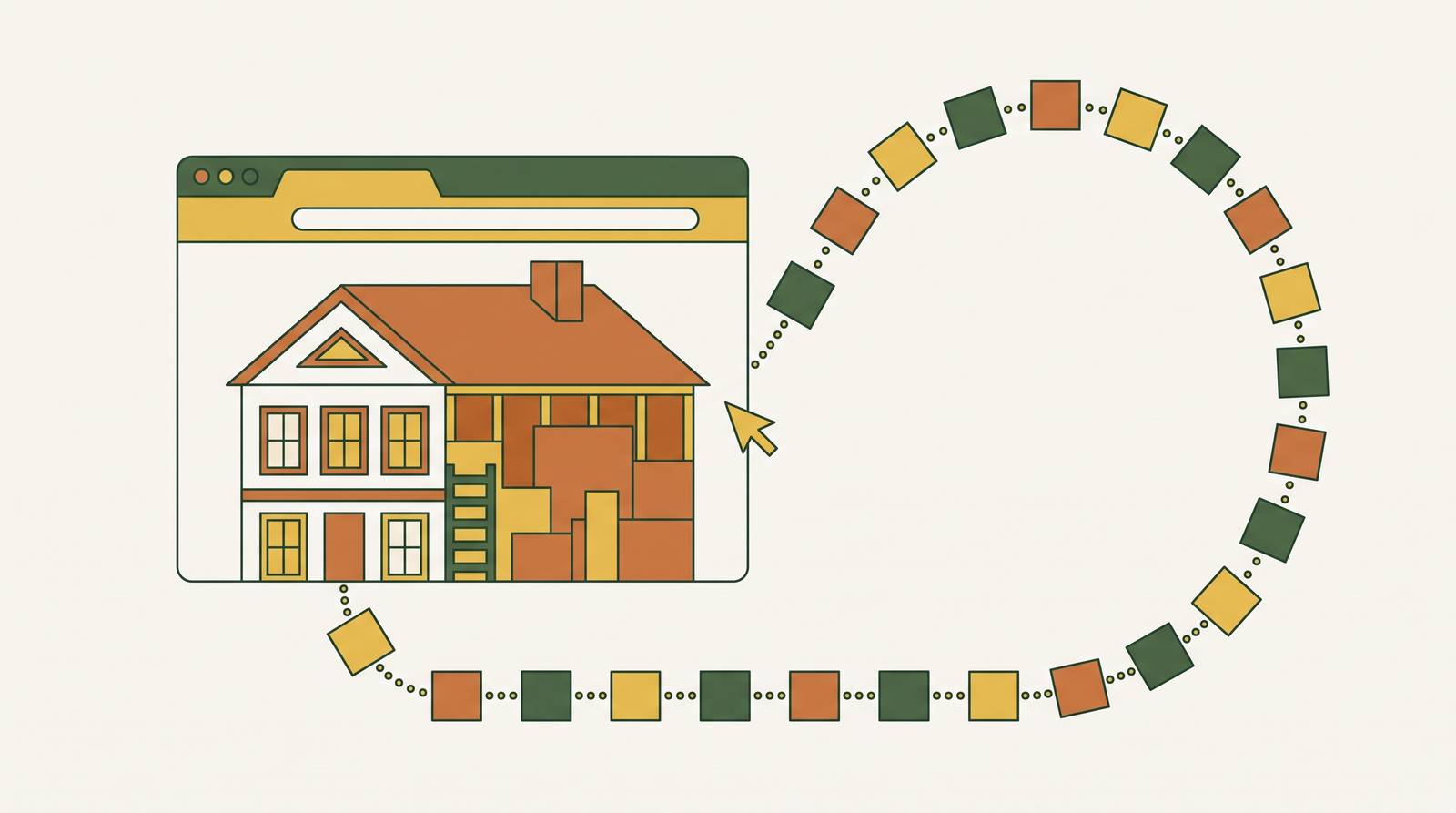 Cover illustration for “Retargeting Campaigns for Remodeling Company Websites”