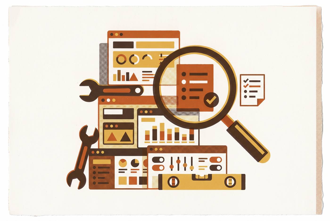 Cover illustration for “Auditing a Contractor's Current Software and Agency Stack”