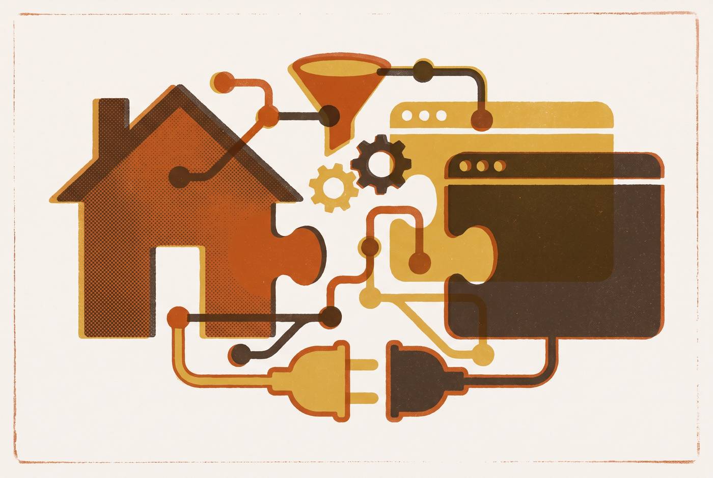 Cover illustration for “CRM and Marketing Platform Integration Requirements for Contractors”