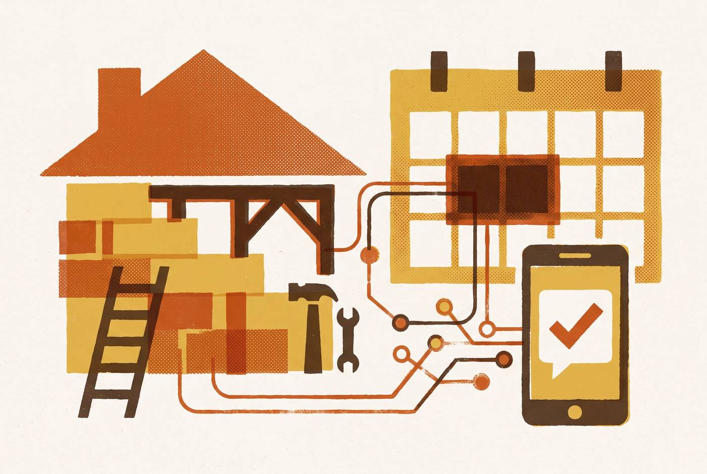 Cover illustration for “AI Appointment Setting in Remodeling Sales Workflows”
