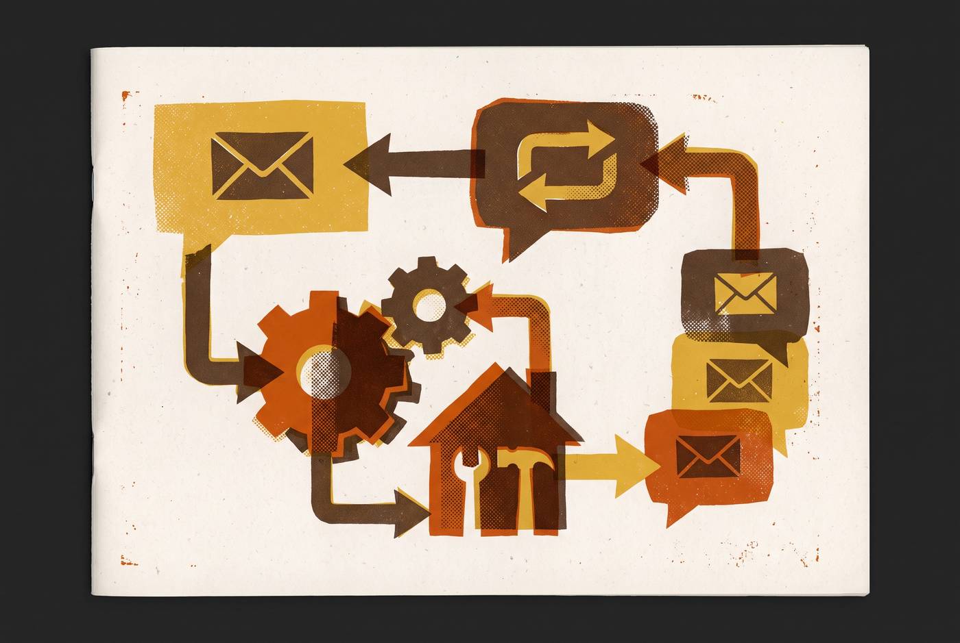 Cover illustration for “CRM Automation Rules for Contractor Follow-Up Sequences”