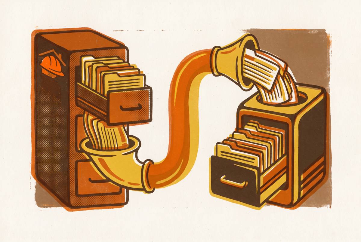Cover illustration for “Migrating a Contractor's CRM Without Losing Pipeline History”