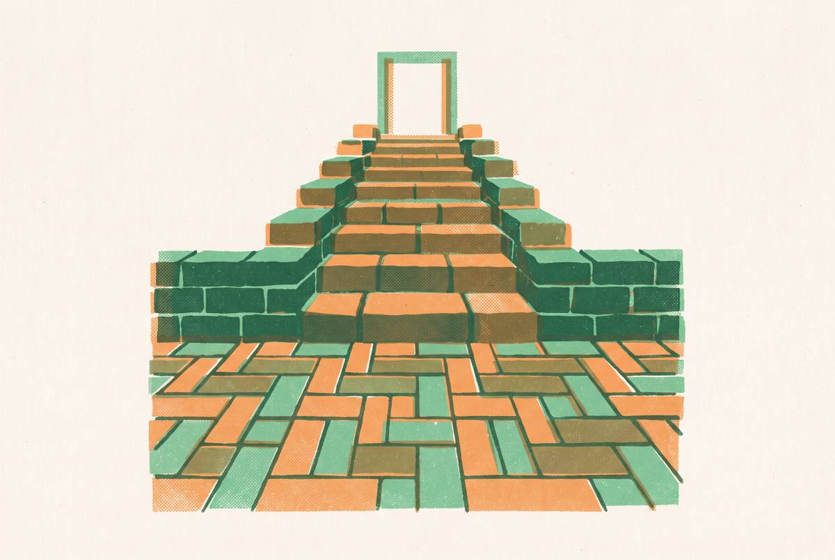 Cover illustration for “Project Minimum Thresholds for Hardscaping Companies at $2M”