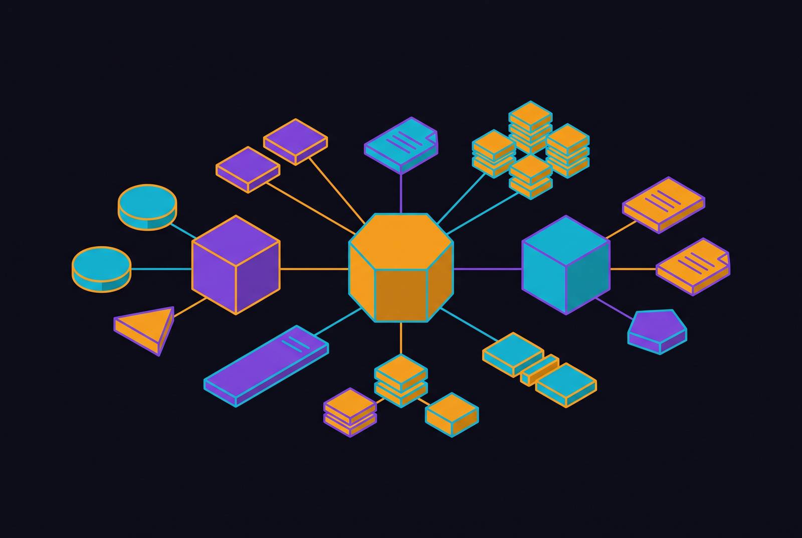 Cover illustration for “Modeling Decisions and Their Evidence as First-Class Graph Nodes”