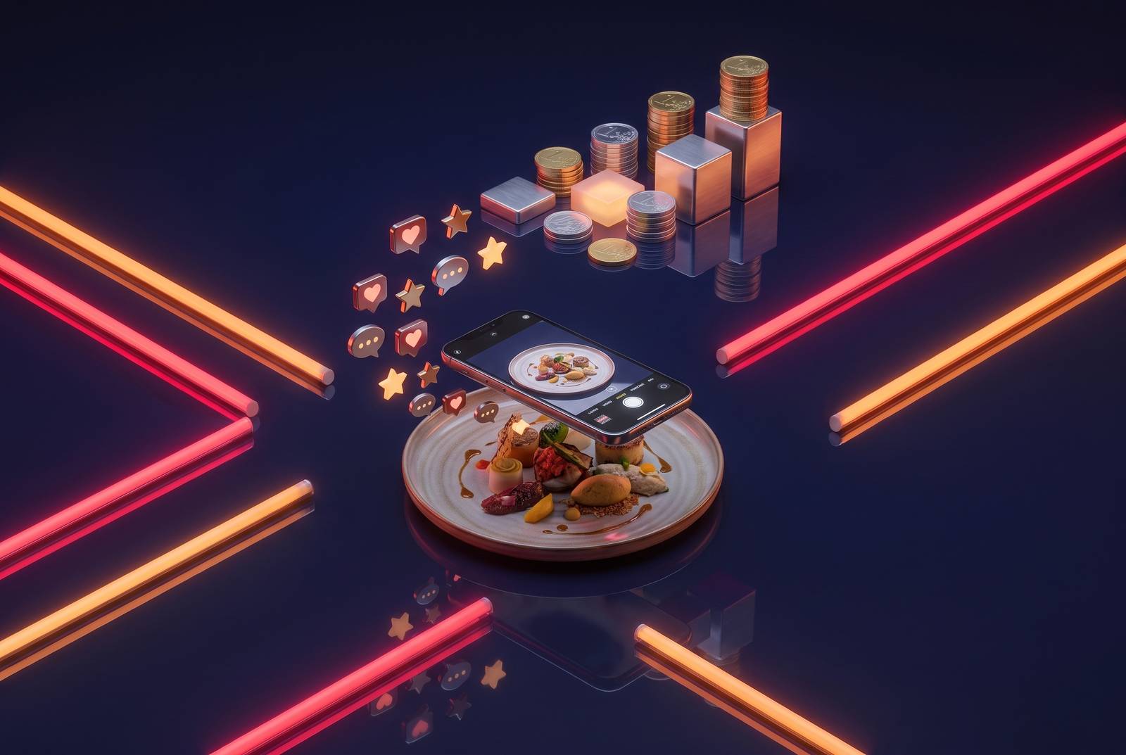 Cover illustration for “Measuring the Impact of UGC on Restaurant Revenue”