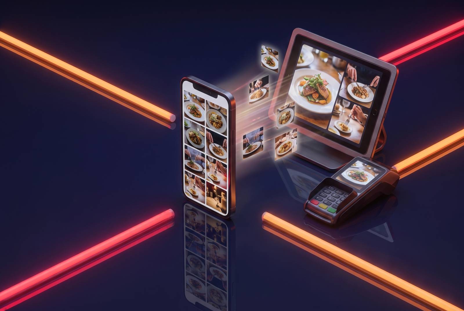 Cover illustration for “Repurposing UGC in Restaurant Paid Ads”