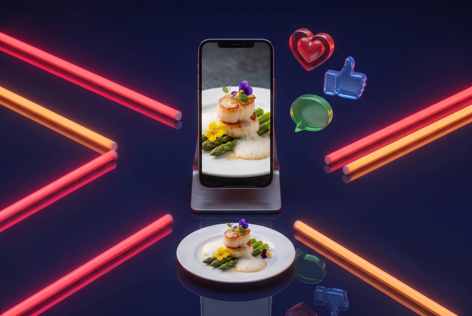 Cover illustration for “Encouraging Customers to Create Restaurant Content”