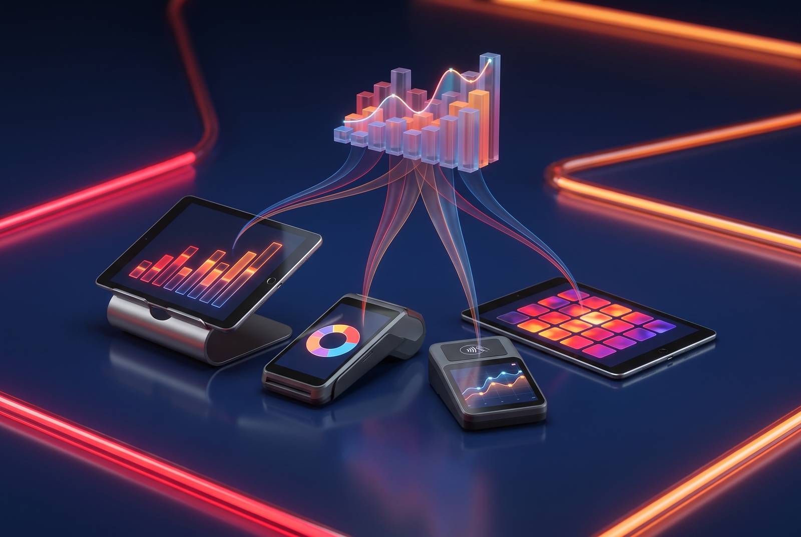 Cover illustration for “Comparing POS Systems for Data and Reporting Capabilities”