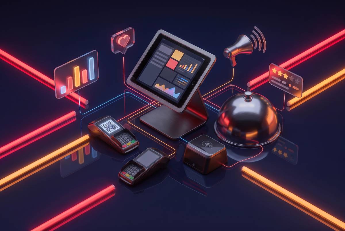 Cover illustration for “Restaurant POS Integration With Marketing Platforms”