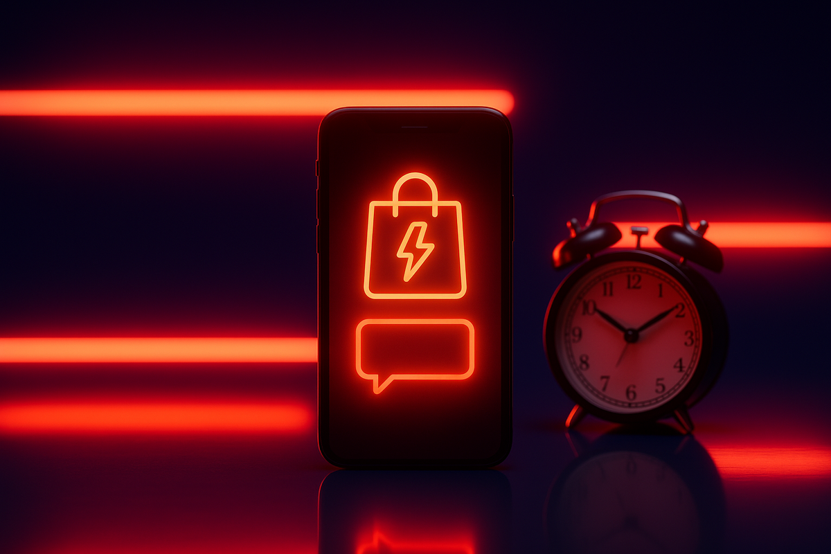 Cover illustration for “Flash Sale and Limited Time Offer SMS Campaigns”