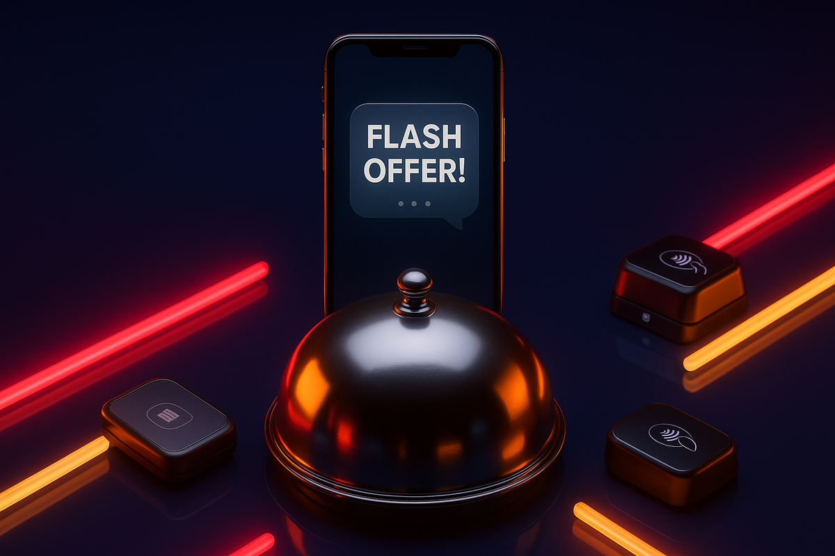 Cover illustration for “Flash Offer Design for Restaurant SMS Campaigns”