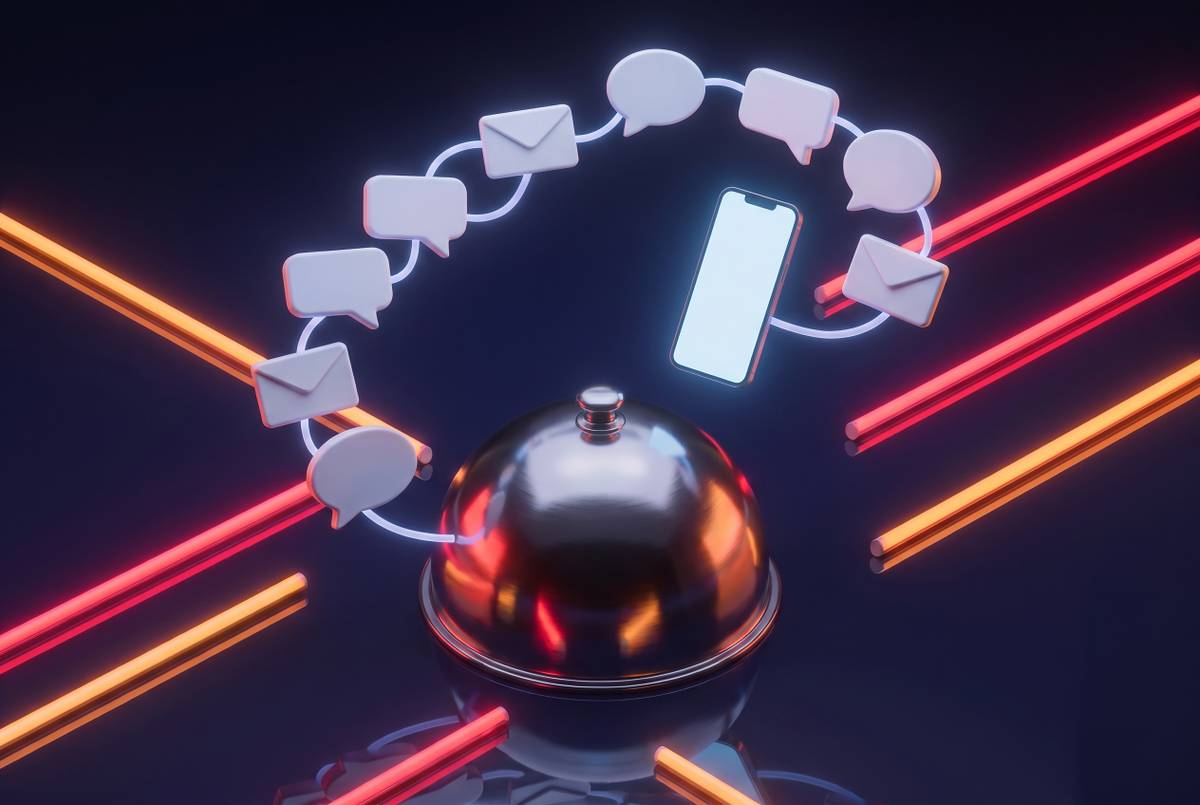 Cover illustration for “Post-Visit Follow Up Sequences for Restaurants”