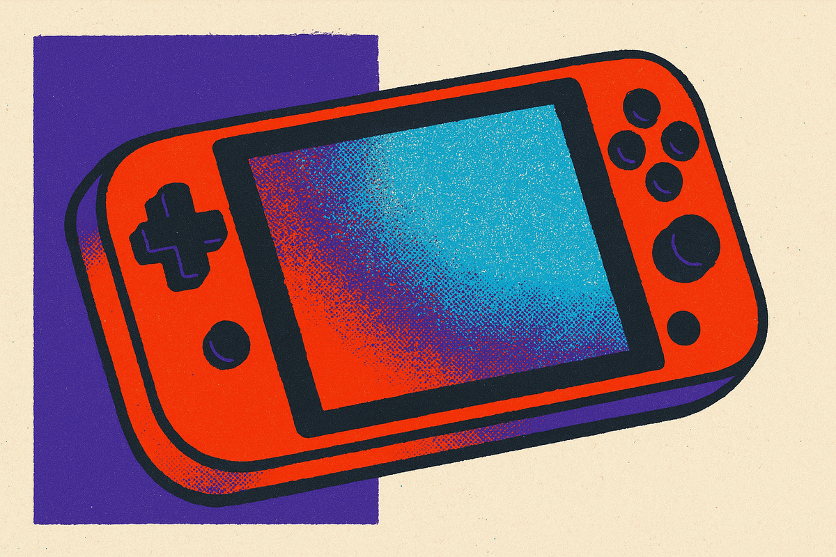 Cover illustration for “Most Powerful Handheld Gaming Device Available”
