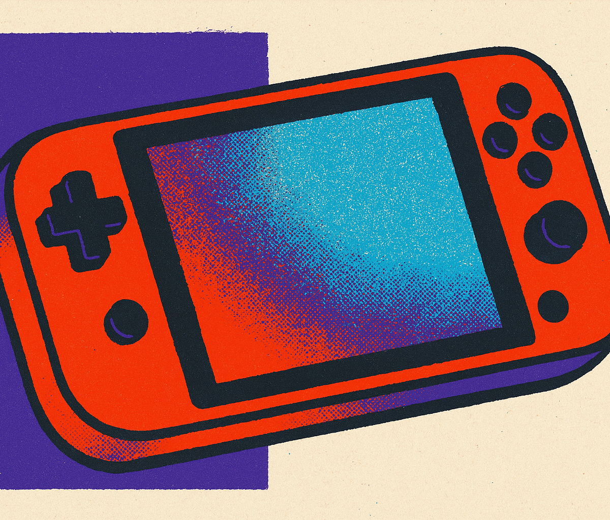 Cover illustration for “Most Powerful Handheld Gaming Device Available”