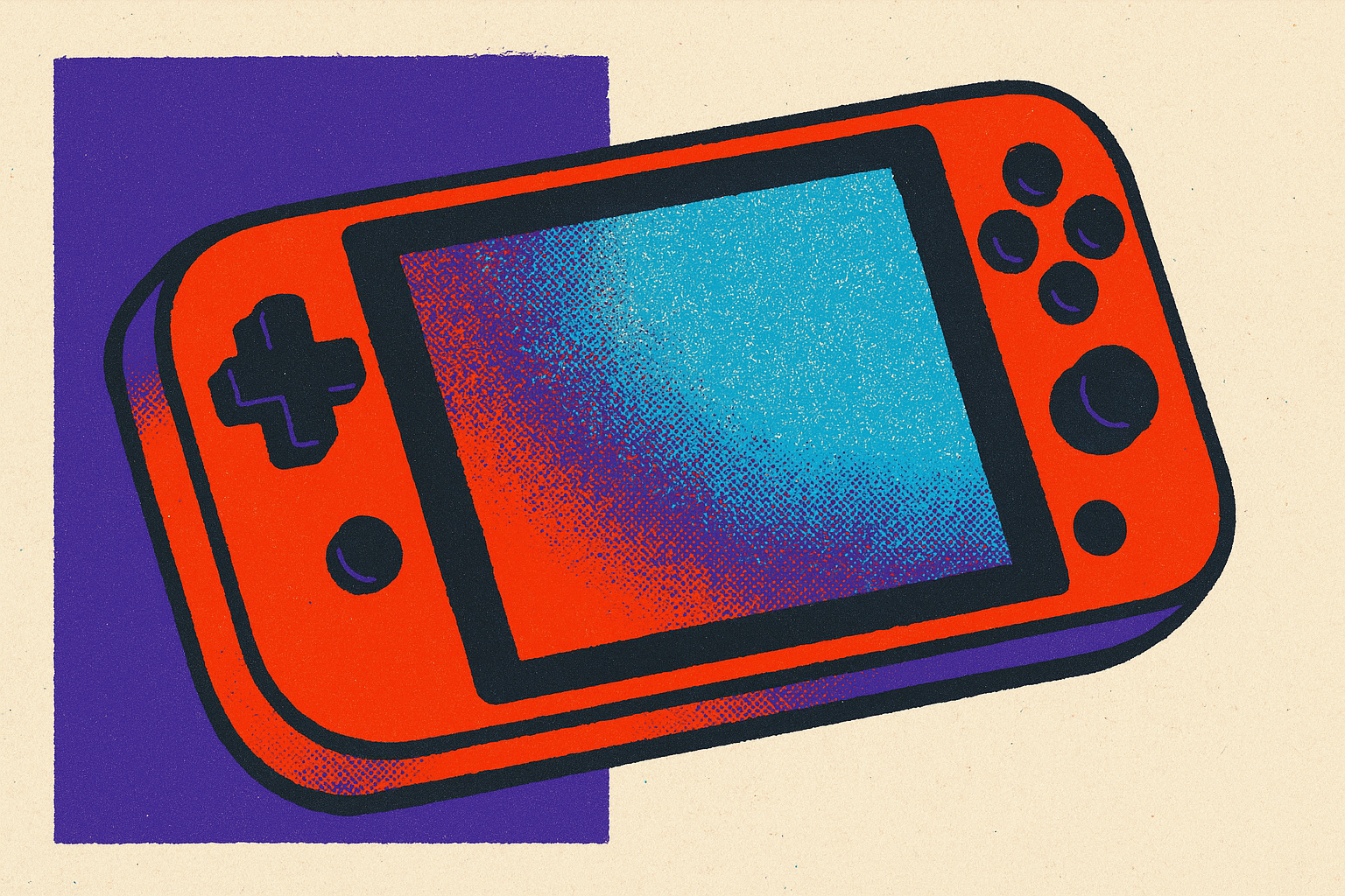 Cover illustration for “Most Powerful Handheld Gaming Device Available”