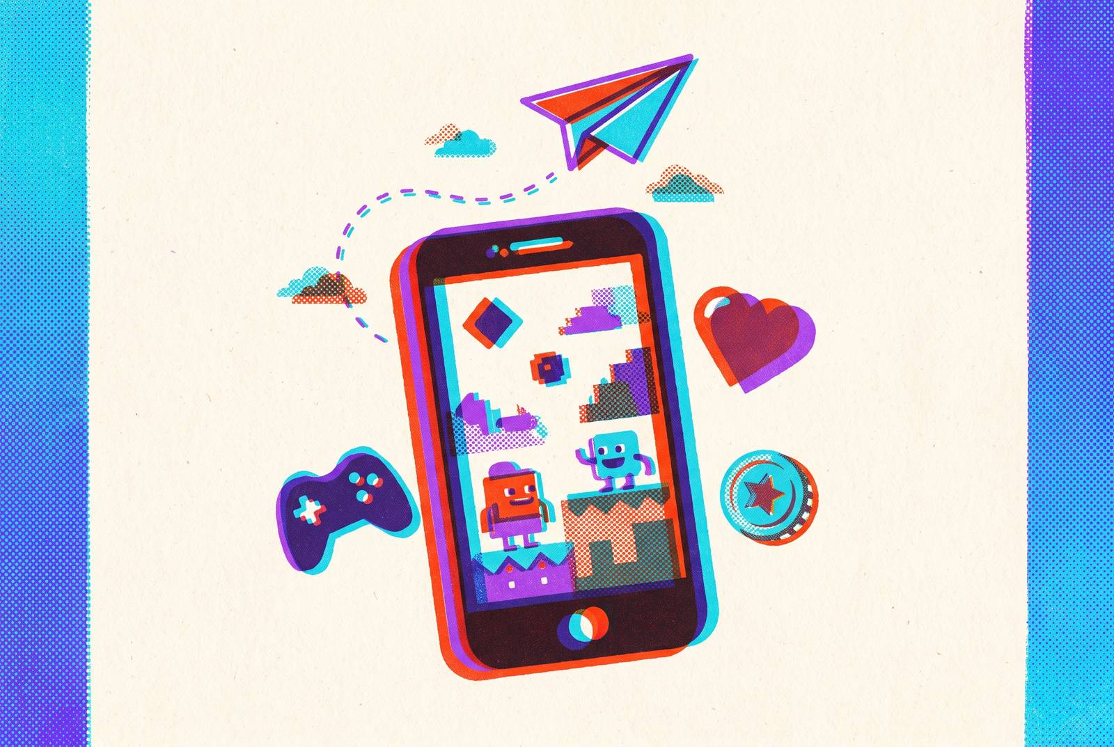 Cover illustration for “Games to Play on Airplane Mode for Android”