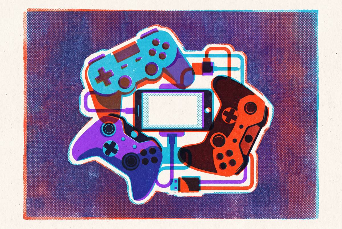 Cover illustration for “mobile controllers with console-edition variants for cloud gaming”