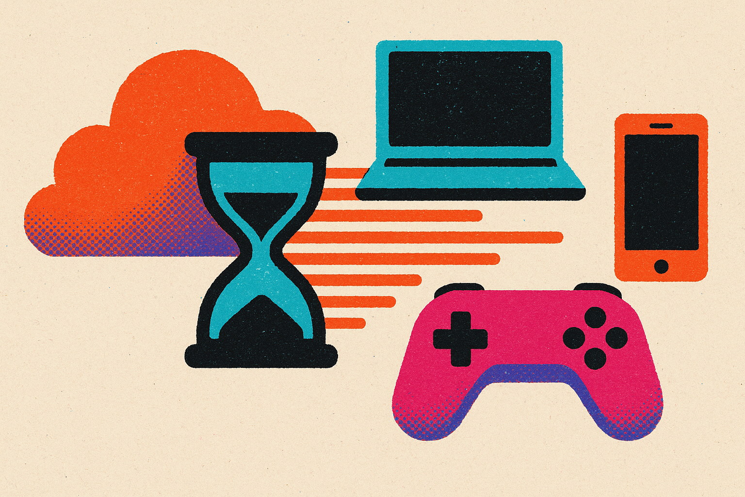 Cover illustration for “Cloud Gaming Latency Comparison Across Devices”