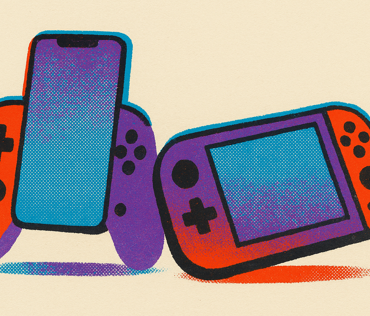 Cover illustration for “Smartphone Gaming Controller vs Dedicated Handheld Controls”