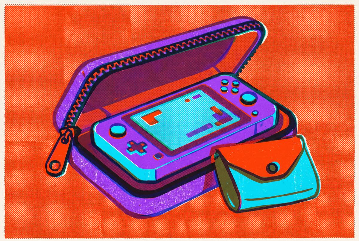 Cover illustration for “Best Handheld Gaming Bag and Case Options”