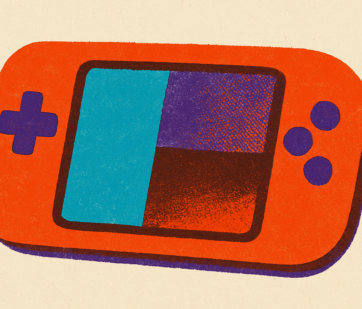 Cover illustration for “Handheld Gaming Console Screen Quality Breakdown”