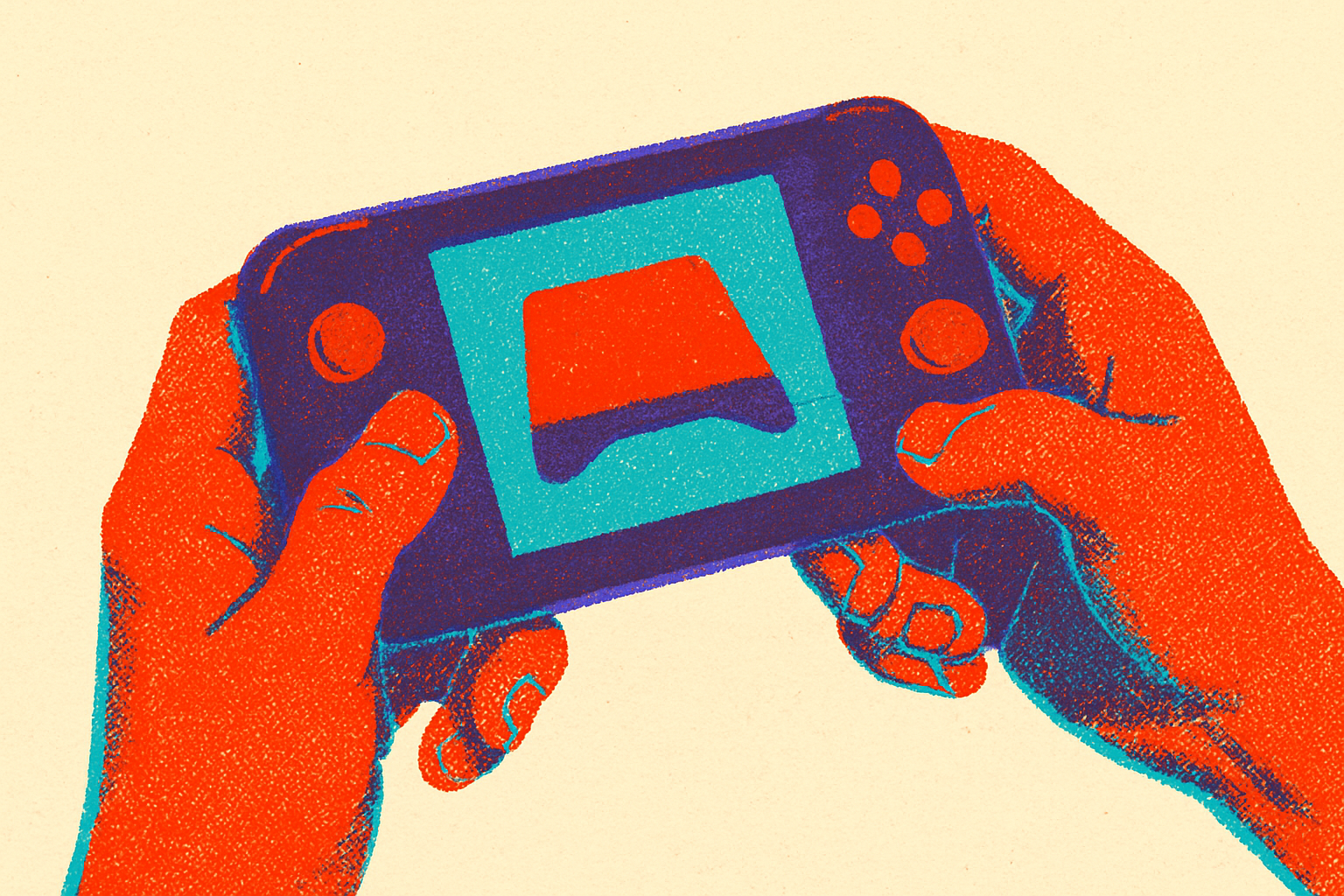 Cover illustration for “Best Handheld Games for Adults”