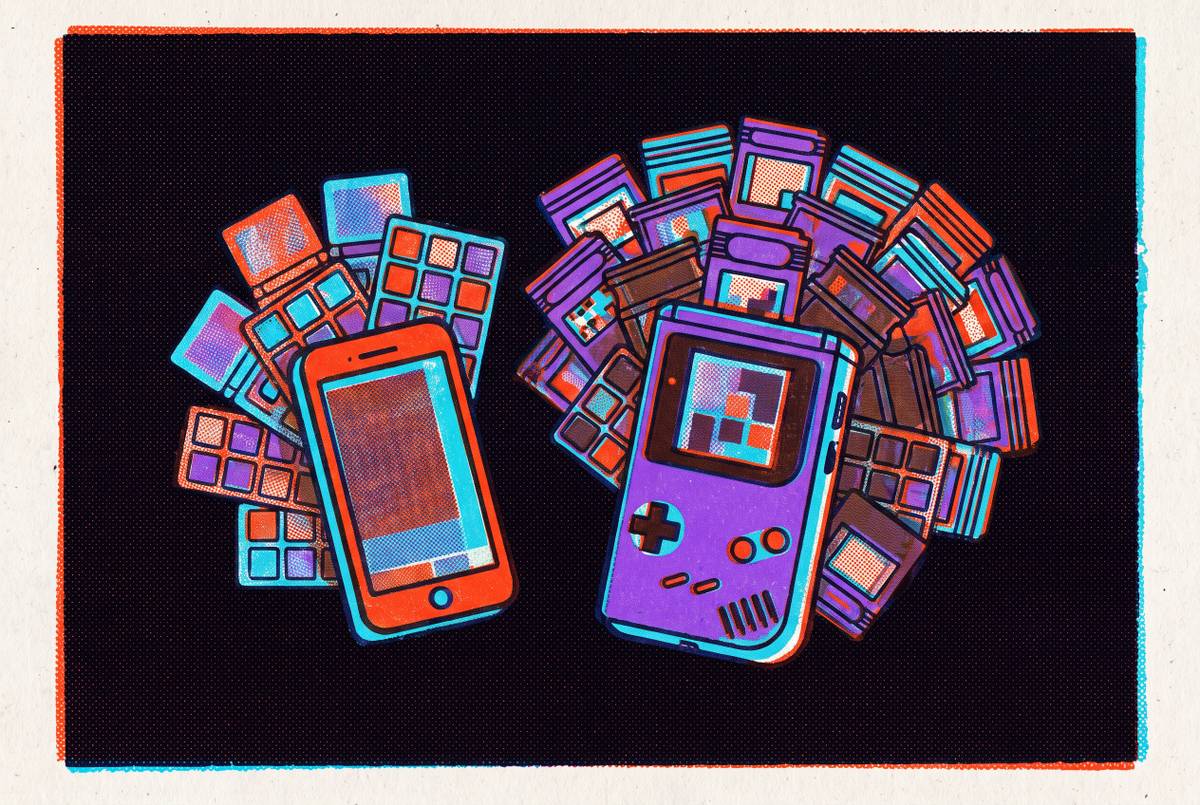Cover illustration for “Game Library Size Phone Gaming vs Dedicated Handhelds”