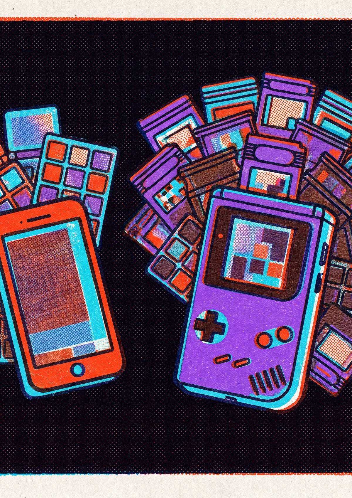Cover illustration for “Game Library Size Phone Gaming vs Dedicated Handhelds”