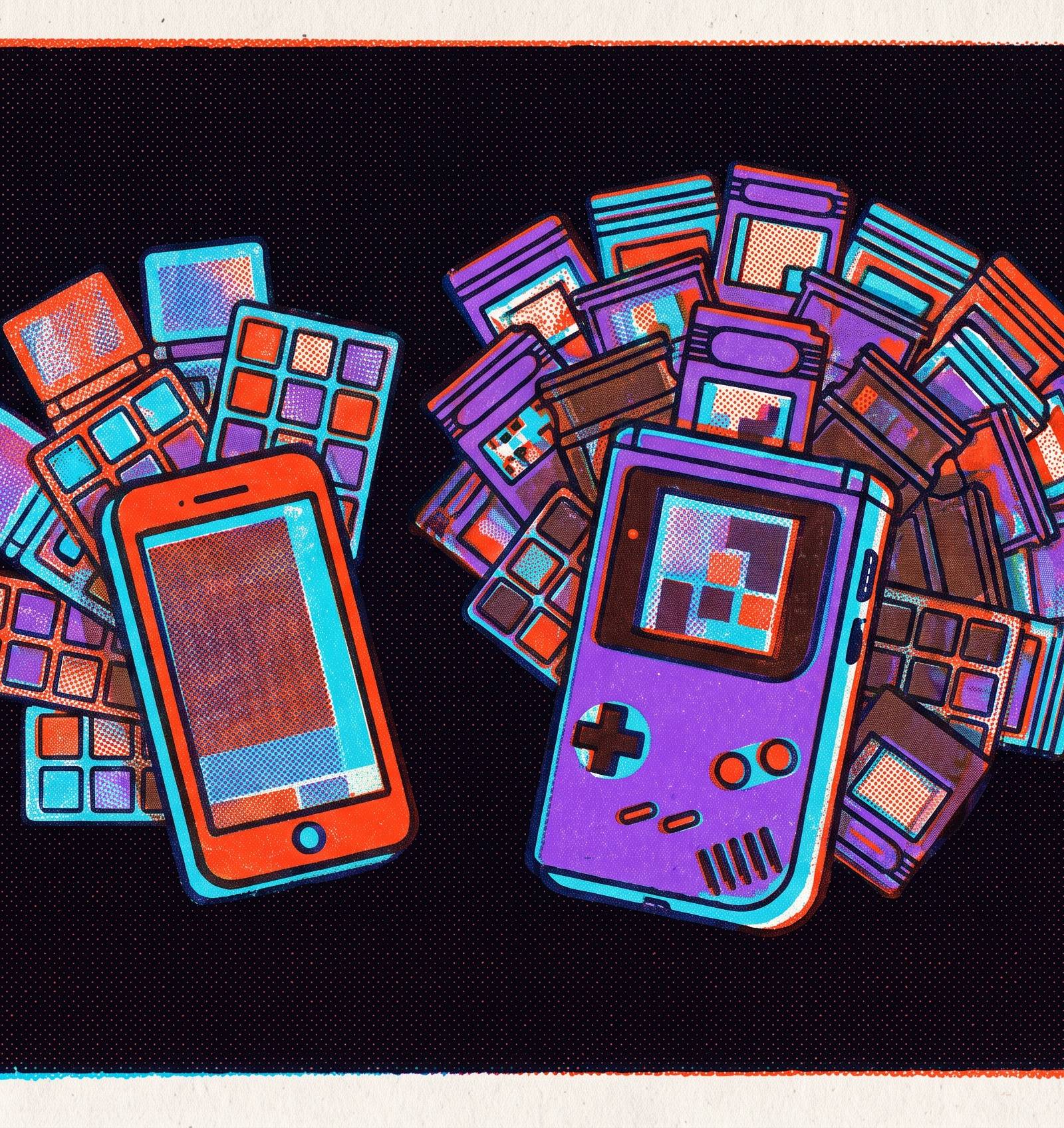 Cover illustration for “Game Library Size Phone Gaming vs Dedicated Handhelds”