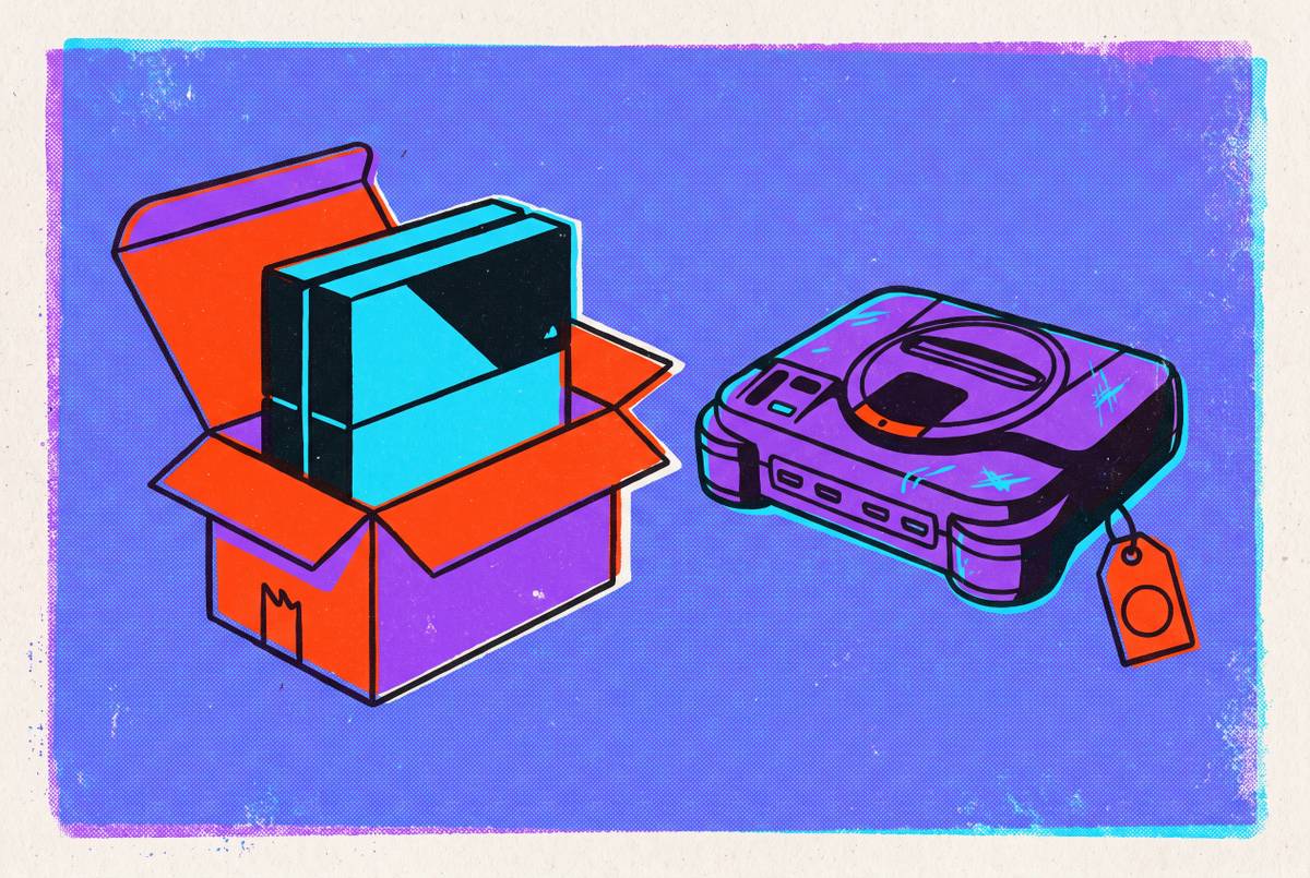 Cover illustration for “Refurbished vs New Gaming Console Buying Considerations”